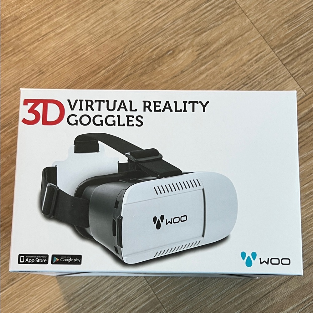 3D Virtual Reality Goggles - Black and White